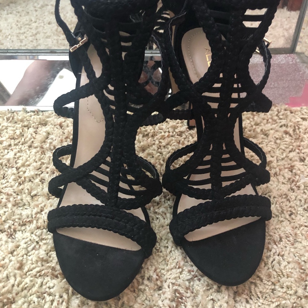 Black Aldo Heels
